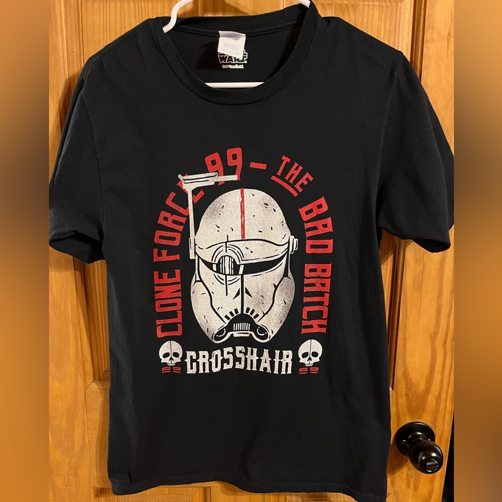 Star Wars Clone Force 99 Men’s T-Shirt Black and Red